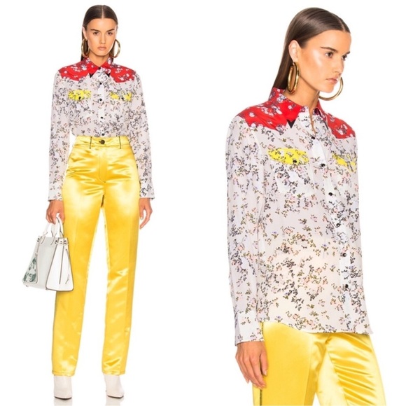 rag & bone Tops - Rag and Bone Jasper Floral Shirt Western Medium NWT